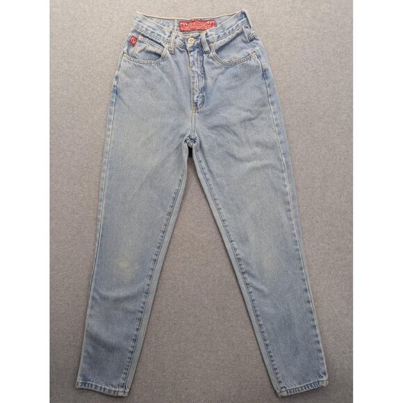 Vintage No Excuses Jeans Womens 5/6 Light Wash High Rise Mom Femme Fatale 90s - Picture 1 of 16